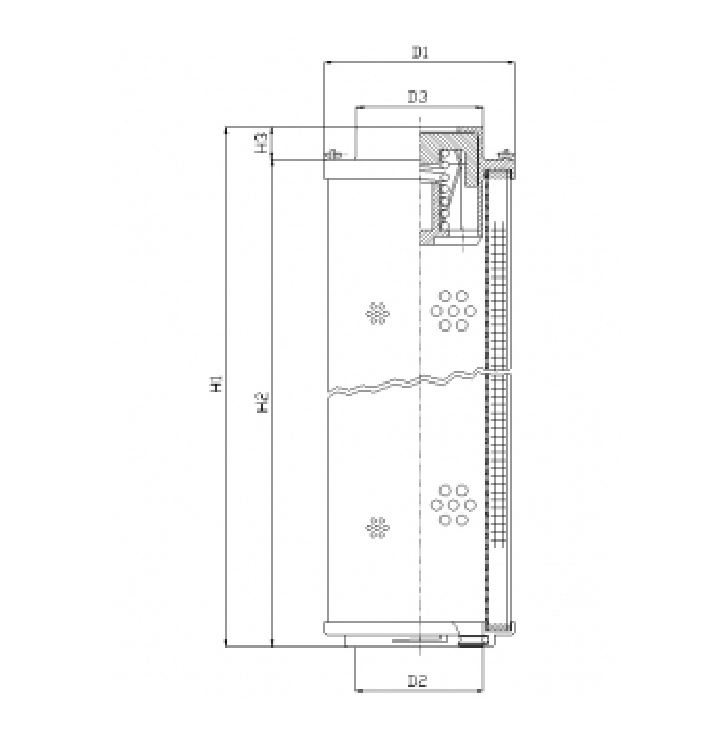 RHR240G20B1/AB1 hydraulic filter element