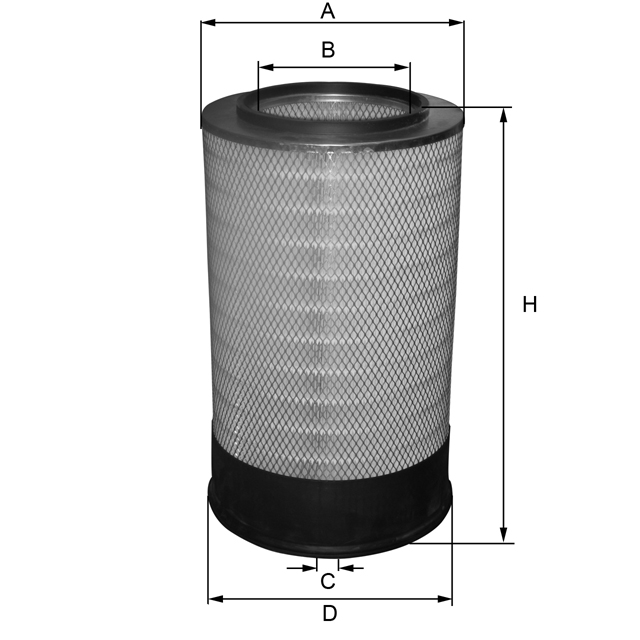 HP4635 Luftfilterelement