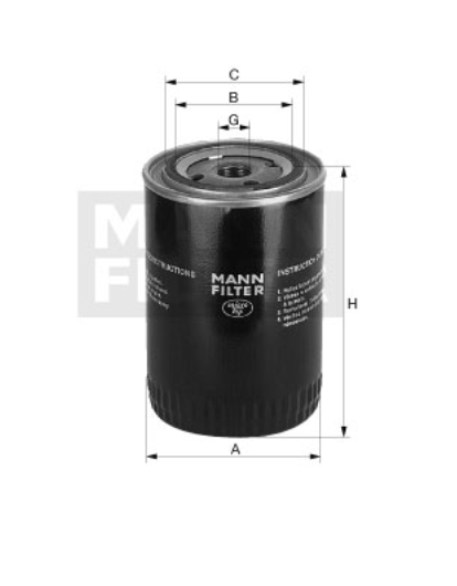 W 7056 Wechselfilter SpinOn