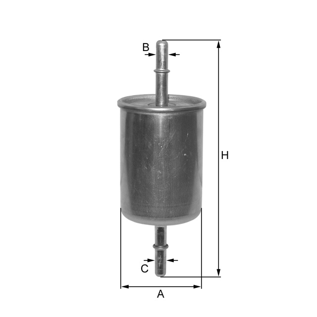 ZP8013FL Kraftstoff-Leitungsfilter (Inline)