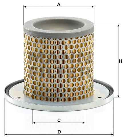 C 1342 KIT air filter element (service kit)