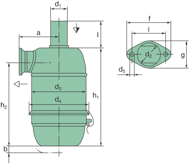 31 020 84 501 Luftfilter (EFT-Ölbadluftfilter)