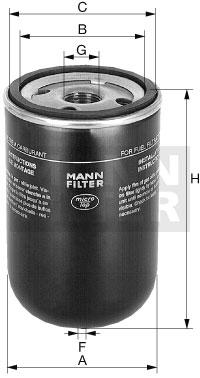 WK 723/3 fuel filter