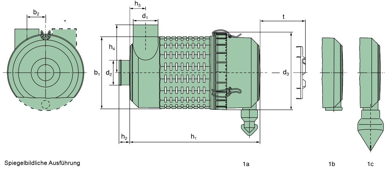 44 102 92 941 Luftfilter (Europiclon spiegelbildlich)