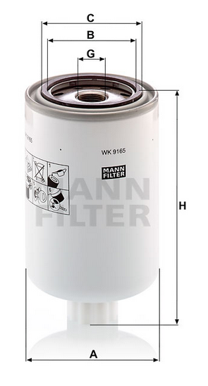 WK 9165 x fuel filter