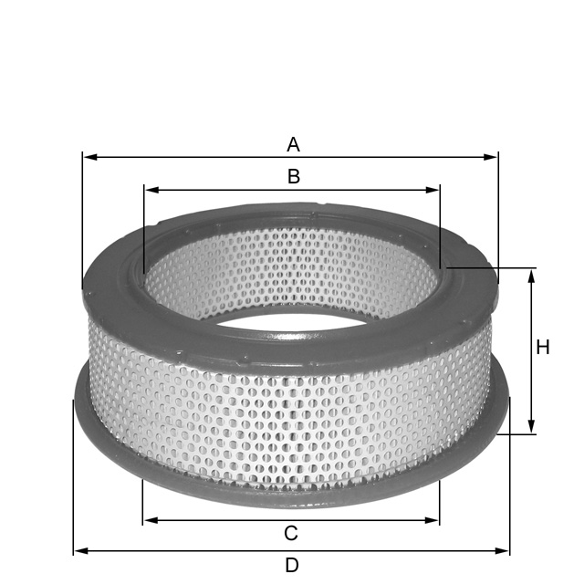 HPU715 Luftfilterelement