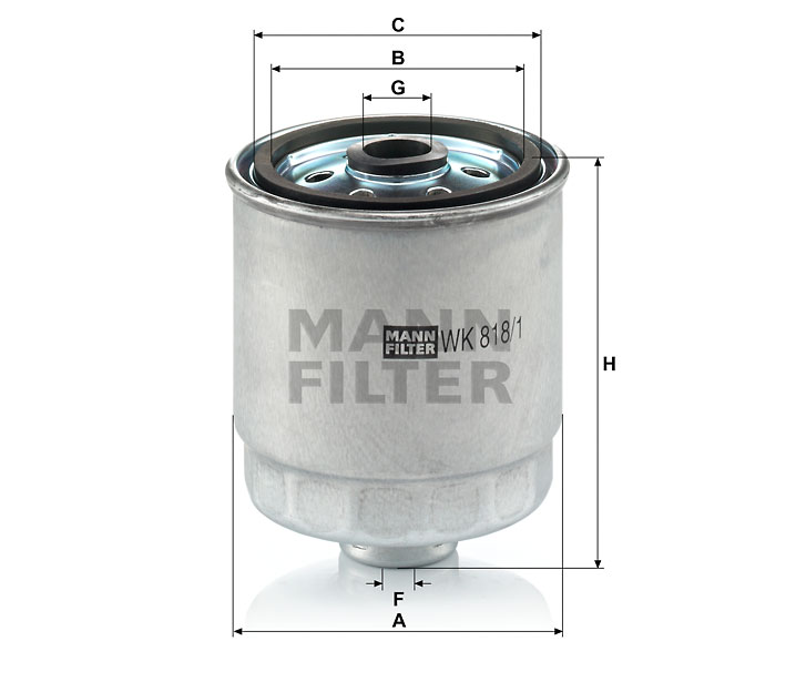WK 818/1 fuel filter