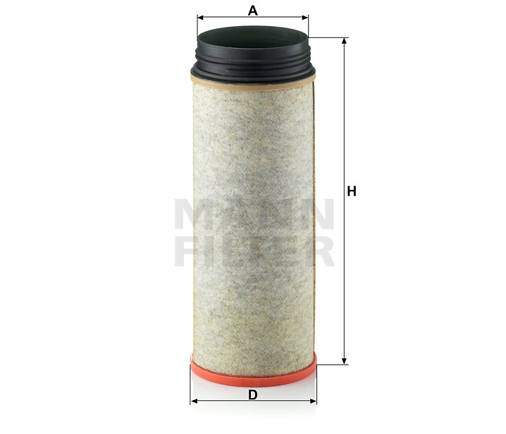 CF 1631 air filter element (secondary)