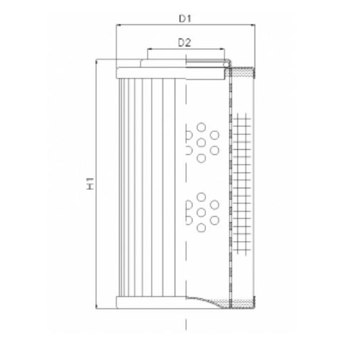 D310T125A Hydraulikfilterelement (Druckfilter)