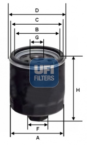 23.592.00 oil filter spin-on