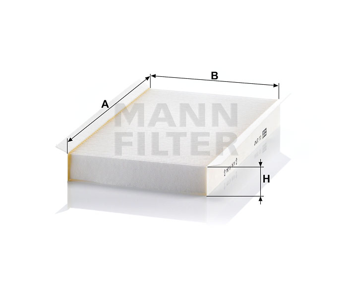 CU 2747 cabin air filter element