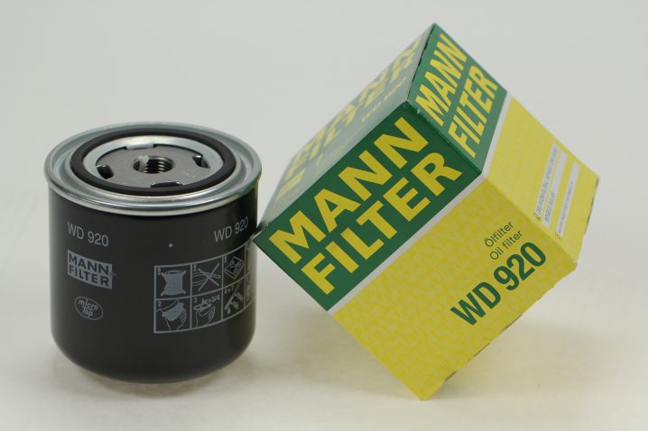 WD 920 oil filter spin-on