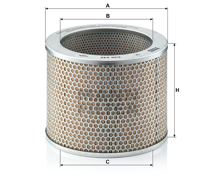 C 26 240 air filter element