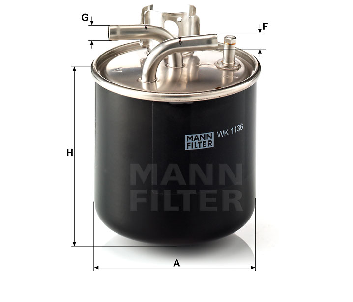 WK 1136 fuel filter