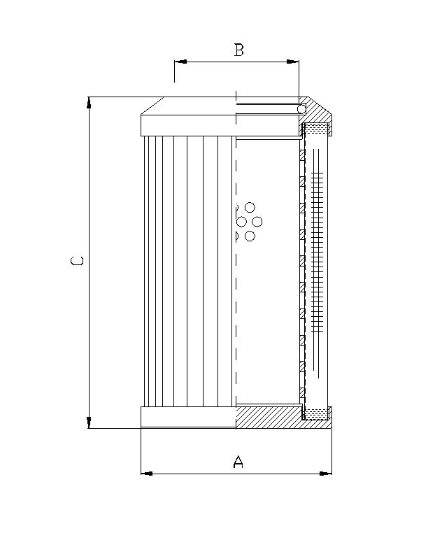 D108G10B Hydraulikfilterelement (Druckfilter)