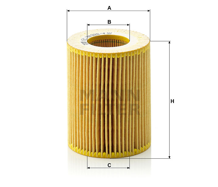 HU 925/4 y Flüssigkeitsfilterelement (metallfrei)