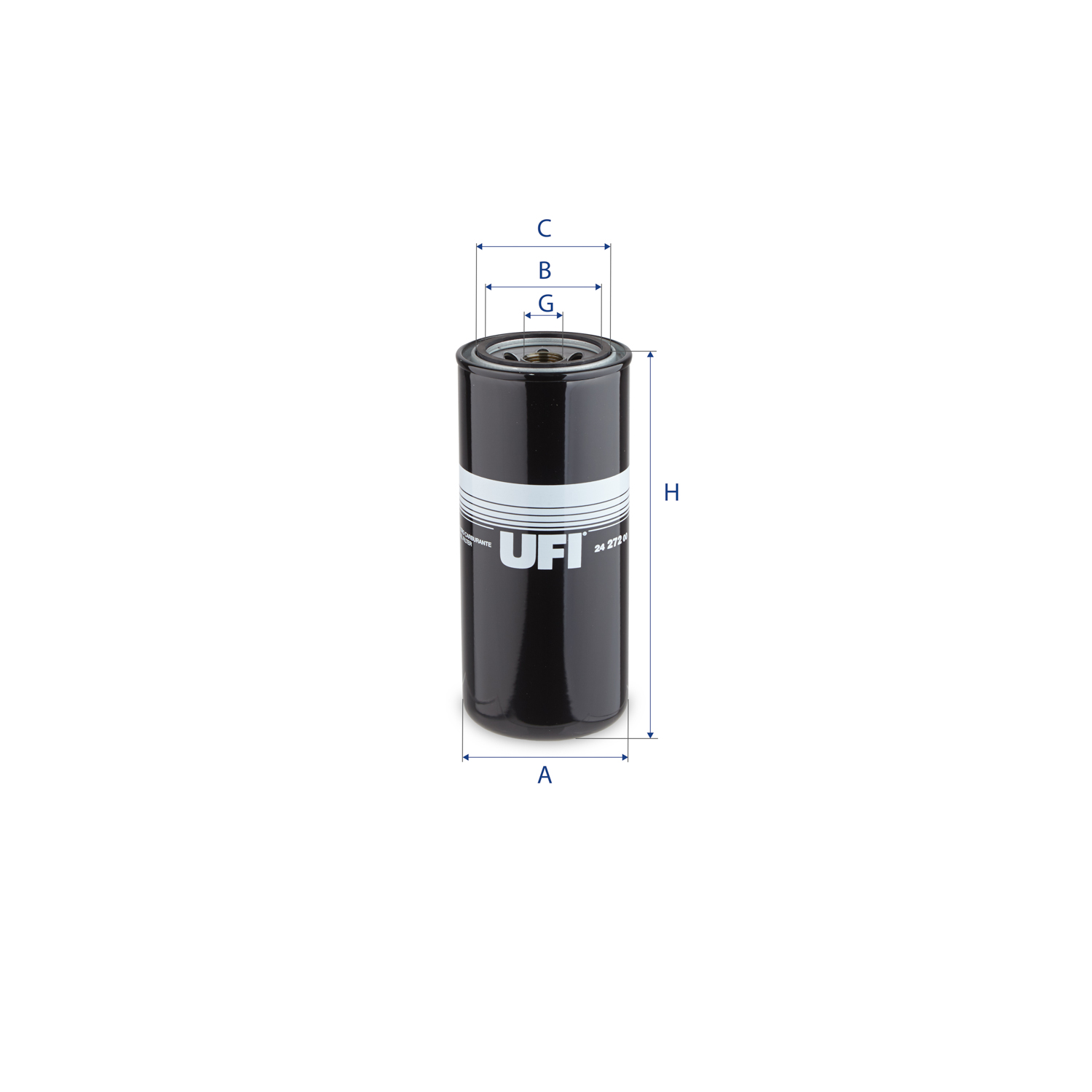 24.272.00 fuel filter spin-on