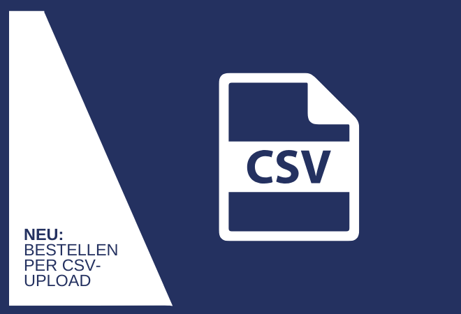 Bestellungen per CSV