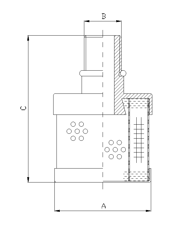 RVR410B25B Filterelement für Rücklauffilter