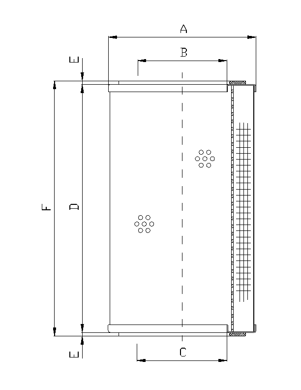 AS1305 hydraulic filter element