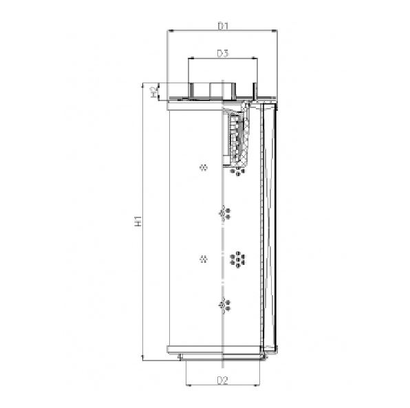 RHR950G10B3/AB1 Filter element for return filter