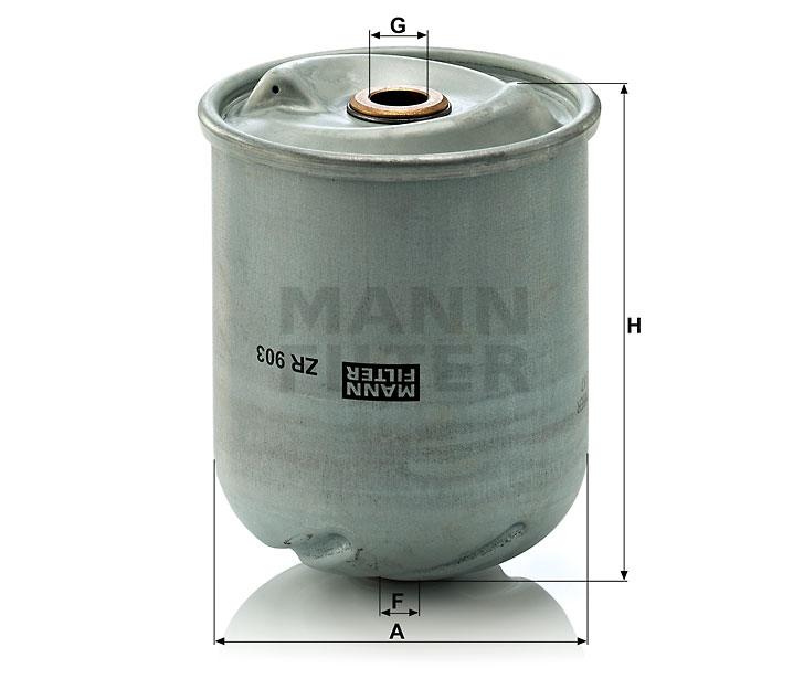 ZR 903 x oil filter element (for centrifuge)