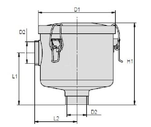 SA6649 Luftfilter (Vakuumfilter G 2")
