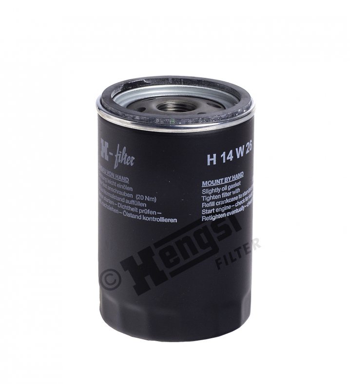 H14W26 oil filter spin-on