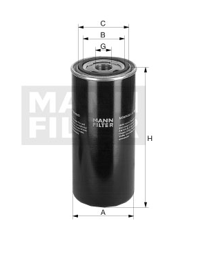 WD 920 oil filter spin-on