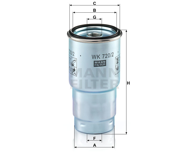 WK 720/2 x fuel filter