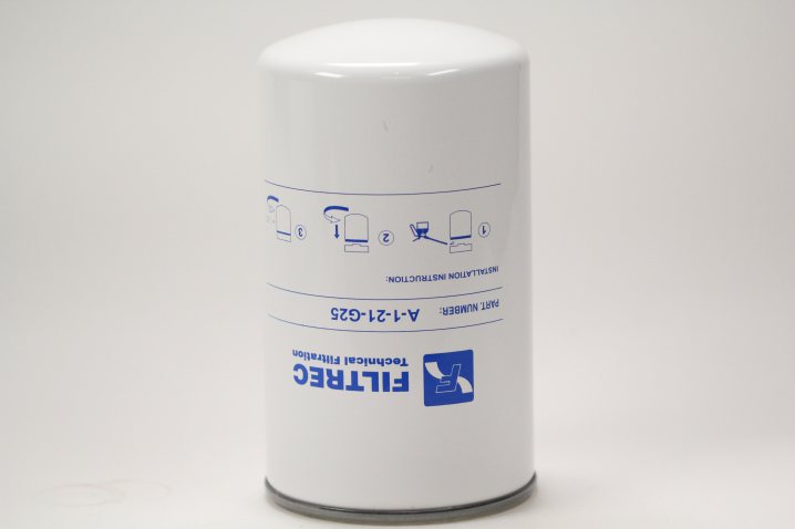 A121G25 oil filter (spin-on)