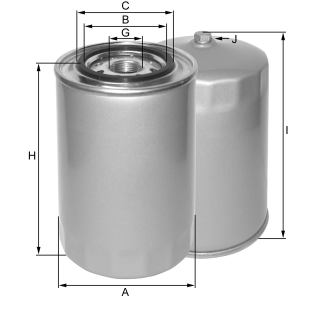 ZP27E1 Ölfilter SpinOn