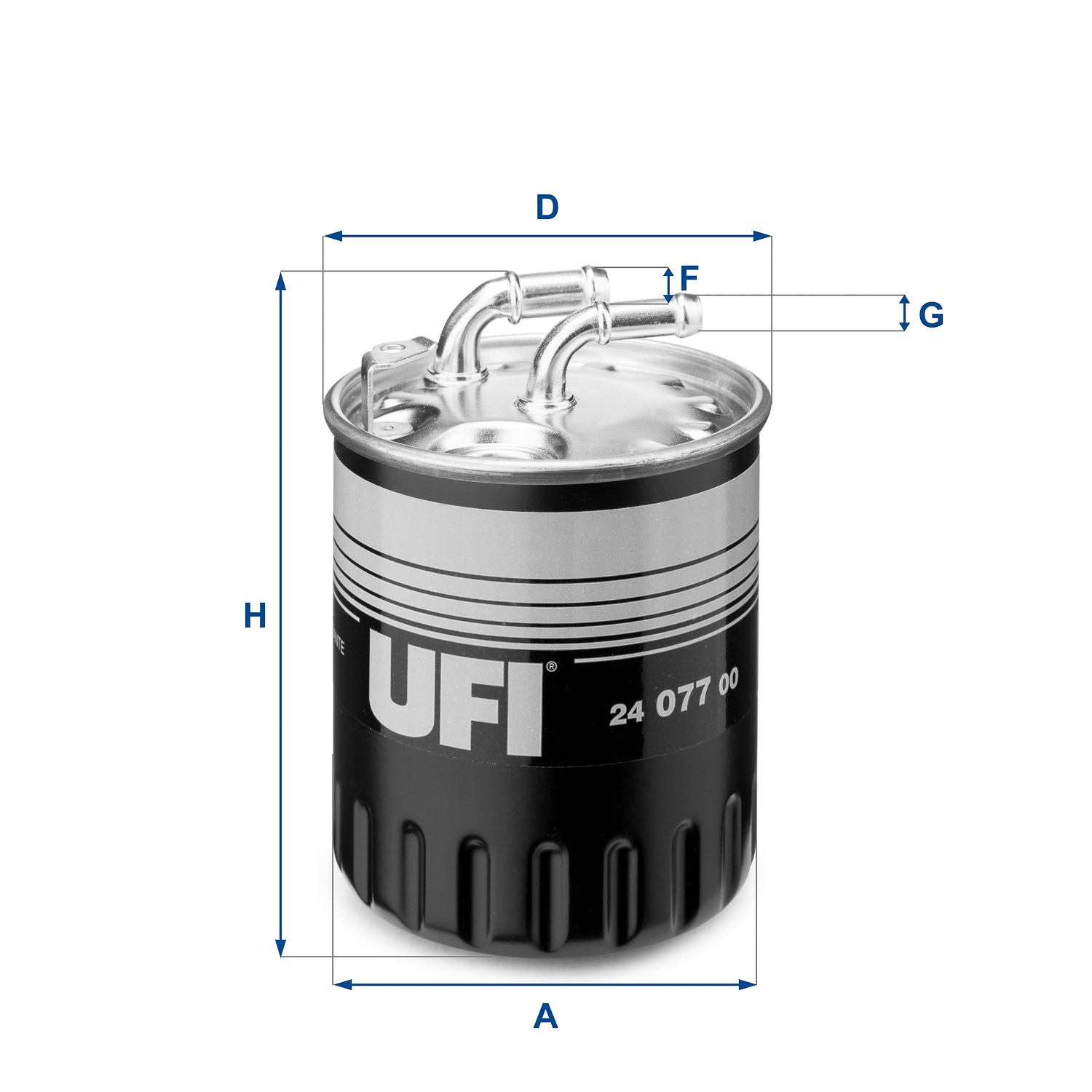 24.077.00 fuel filter in-line