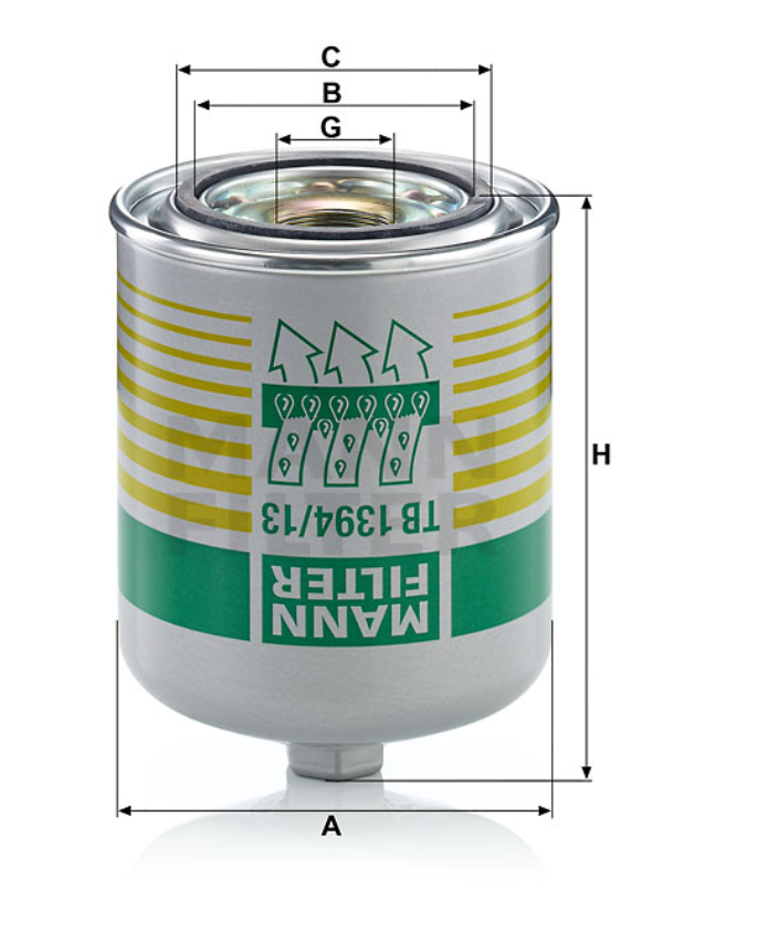 TB 1394/13 x air dryer box spin-on