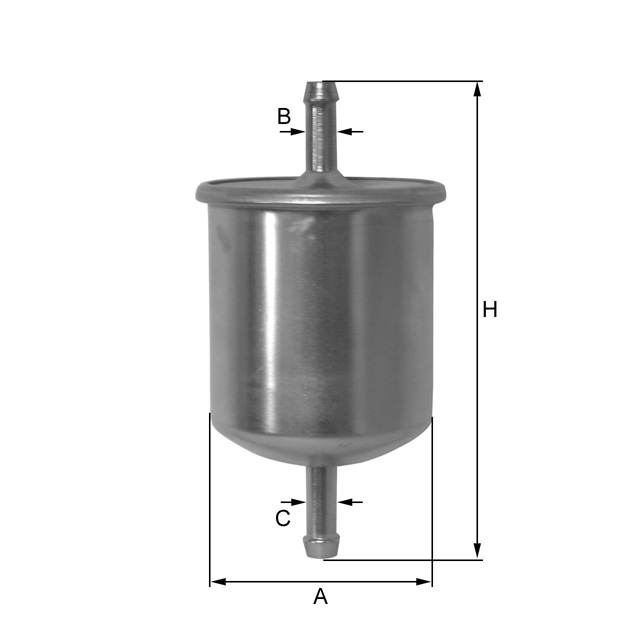 ZP8026FM Kraftstoff-Leitungsfilter (Inline)