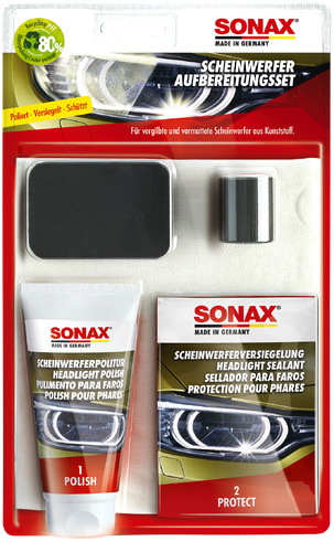 SONAX Scheinwerfer Aufbereitungs-Set