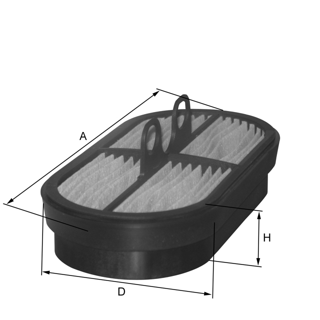 HP4664 air filter element