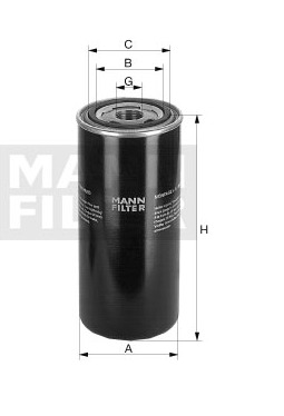 WD 940 oil filter spin-on