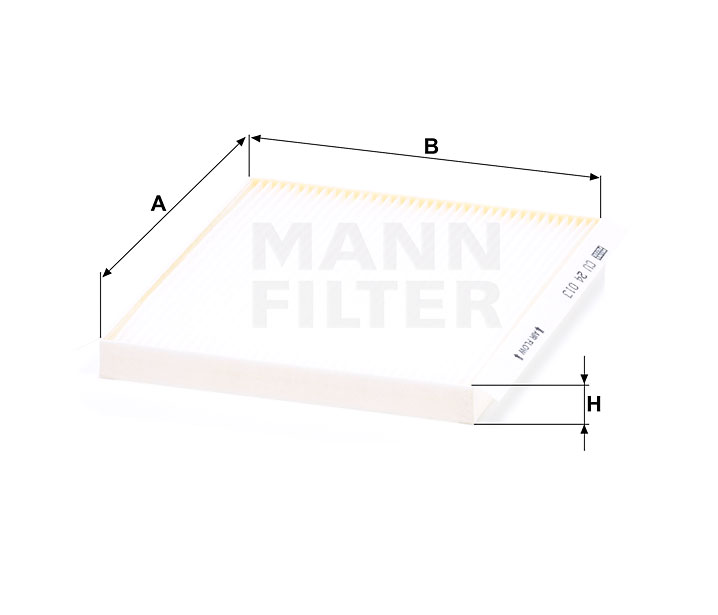 CU 24 013 cabin air filter element