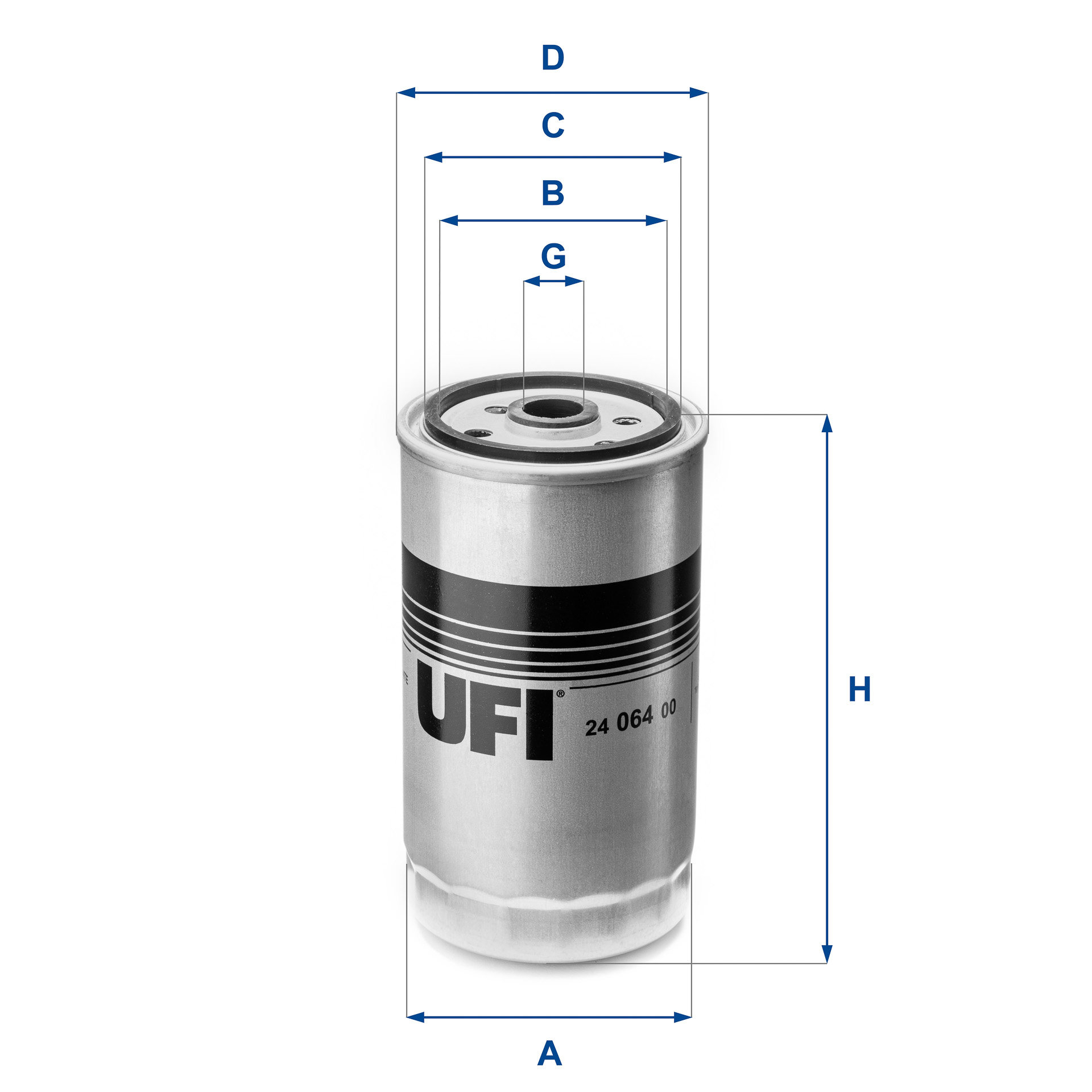 24.064.00 fuel filter spin-on