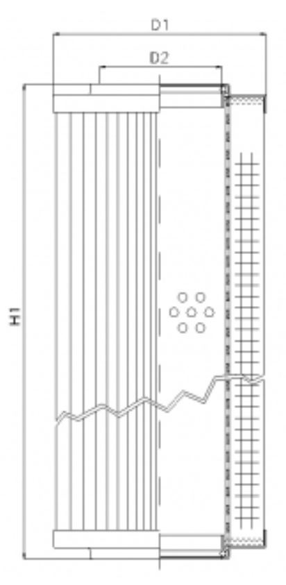 WG1060 hydraulic filter element