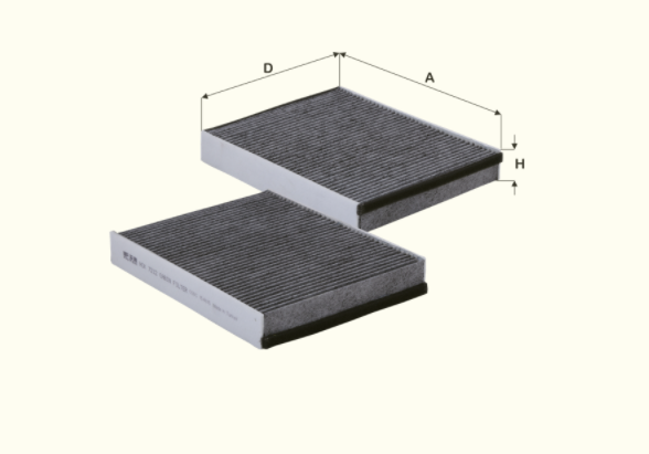 HCK7212 cabin air filter element