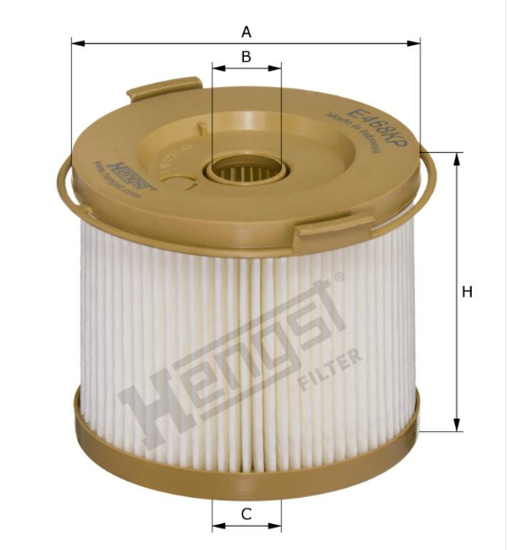 E468KP D386 fuel filter element