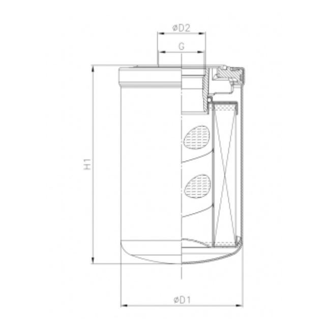 A522G01V0/AB1 hydraulic filter spin-on (HyCLEAN)