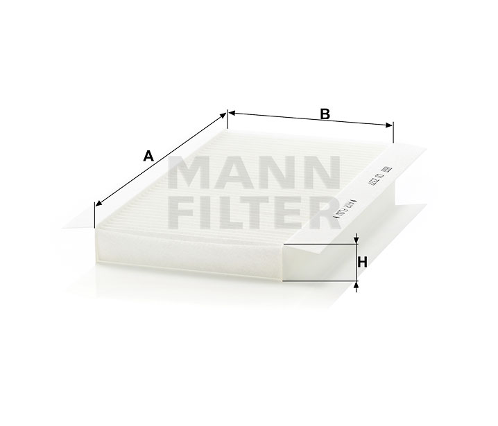 CU 3337 cabin air filter element