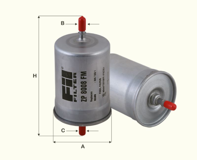 ZP8008FM fuel filter in-line