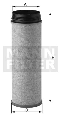 CF 1760 air filter element (secondary)