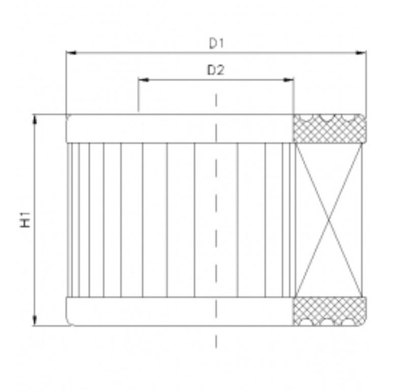 B120C40 Luftfilterelement