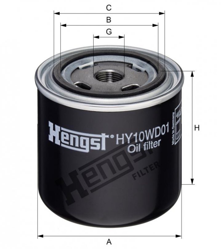 HY10WD01 hydraulic filter spin-on