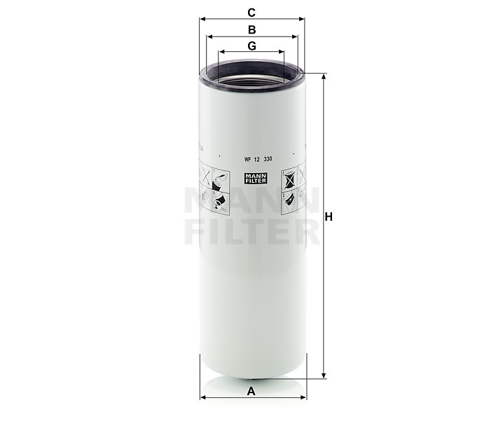 WP 12 330 oil filter
